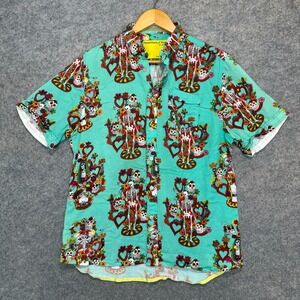 Descendant of Thieves Dres Ladro Día De las Muertos Shirt Mens Large Rayan Skull